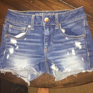 Aeo denim shorts